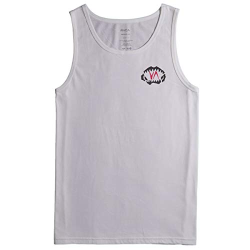 RVCA Men Mako Tank Top White Large