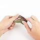 5 Stücke Fingerpuppe Dinosaurier Fingerhände Tier Winzige Hand mit Kopf und Füßen Gummi Dinosaurier Spielzeug Familie Fingerpuppen für Spielparty Pädagogische Spielzeuge Handpuppe Set(Tyrannosaurus)
