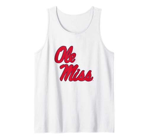 Mississippi Ole Miss Rebels Icon Logo Officially Licensed Tank Top