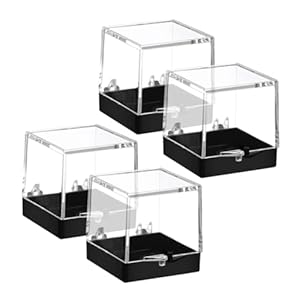 HAWILLOSCH Transparente Probenboxen Quadratische Organizer Boxen