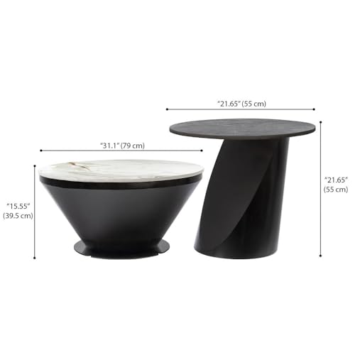 Image of Wakefit Center Table | 1 Yr Warranty | Coffee Table for Living Room Wooden, Tea Table for Living Room Wooden, Sofa Table, Free Installation from Brand, Modern Multi-Functional & Wobble-Free(Esprsso)