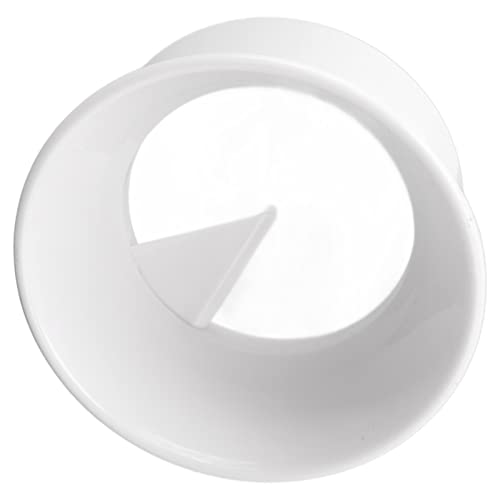 Qukaim Dispersor rotativo de polvo, dispensador de polvo de plástico PC a prueba de salpicaduras, anillo dosificador para cafetera, eficiente dispersión de polvo de café, fácil de usar