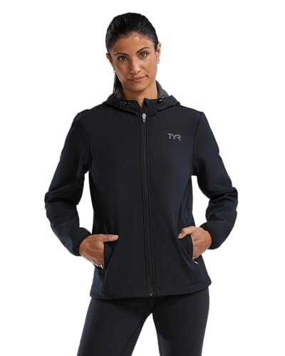 Veste Softshell TYR Femme XS Noir Contre le Froid et le Vent