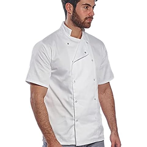Portwest Chaqueta De Chef Cumbria, Blanco Cover