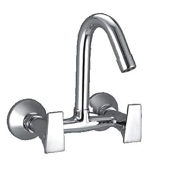 10X Sink Mixer ST-0118 for Kitchen | Chrome Plated | Wall Mounted |