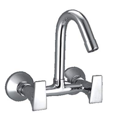 10X Sink Mixer ST-0118 for Kitchen | Chrome Plated | Wall Mounted |