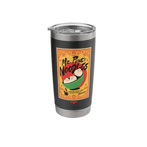 DreamWorks Kung Fu Panda 4 Mr. Pings Noodles Stainless Steel Insulated Tumbler