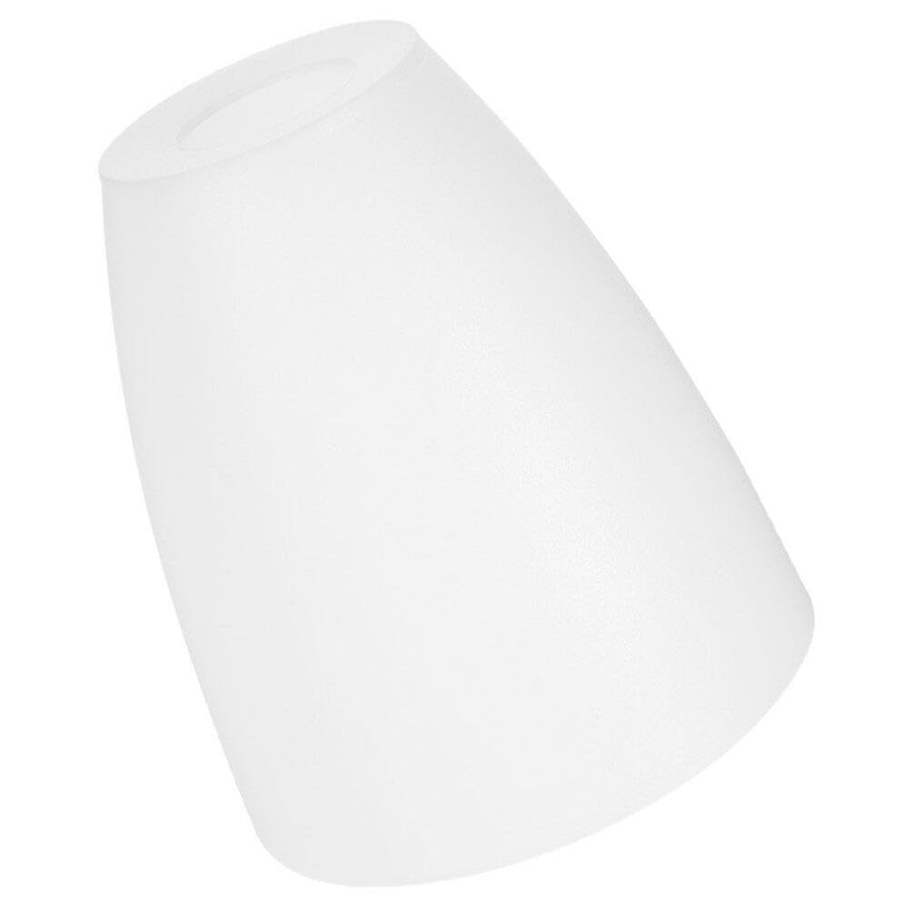 TOPBATHY White Plastic Lampshade with Smooth Texture, Classic Simple Replacement Light Cover for Desk Lamps, Decorative Lamp Shade for Home Lighting