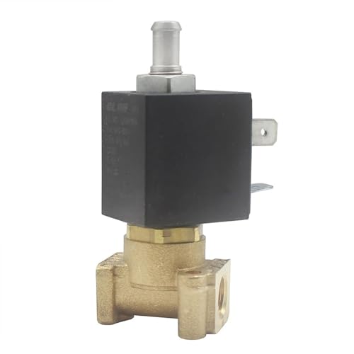 Électrovanne électrique 230V CA en laiton N/O G1/8' à double position haute performance