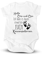 COZYINT® Schwangerschaft verkünden Großeltern [BODY] | Baby Verkündung | ihr werdet Oma und Opa | Verkündung Schwangerschaft | Du wirst Oma Geschenk | Papa | Onkel | Tante | Ankündigung Familie