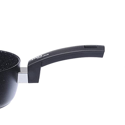 Moneta Etnea - Casseruola 1 manico 16cm, Effetto pietra, Alluminio forgiato, Made in Italy - immagine 5