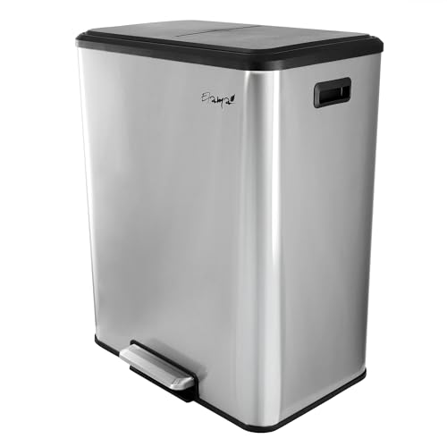 Caneca de basura doble sección 8 gal inox miniatura 2