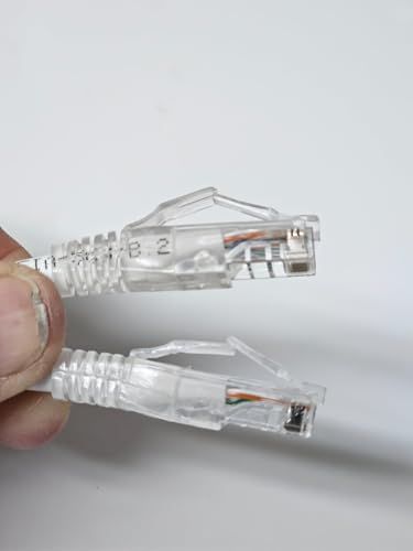 Image of Cat6 LAN Cable (1 Pack, 12 m) | 24AWG High-Speed Ethernet Patch Cord | RJ45 Connectors | LAN Network Cable for Router, PC, Switch, CCTV, WiFi Modem