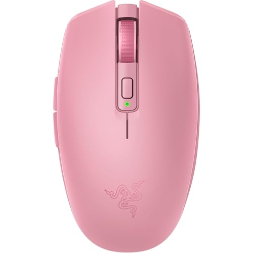 Image of Razer Orochi V2 Wireless Gaming Mouse - Ultra Lightweight & Portable, Bluetooth & 2.4GHz Wireless Connectivity, 18K DPI, Up to 1100 Hr Battery Life, Compatible with PC & Mac - Quartz Pink