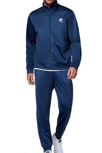 Lotto Trainingsanzug Herren blau Größe XL I Sportanzug Regular Fit aus...