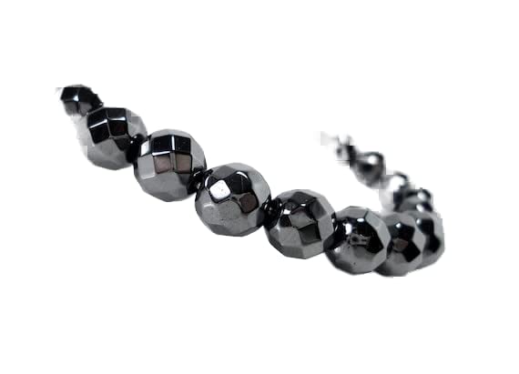 Bracelet hématite 10mm de guérison spirituelle pour attirer la chance