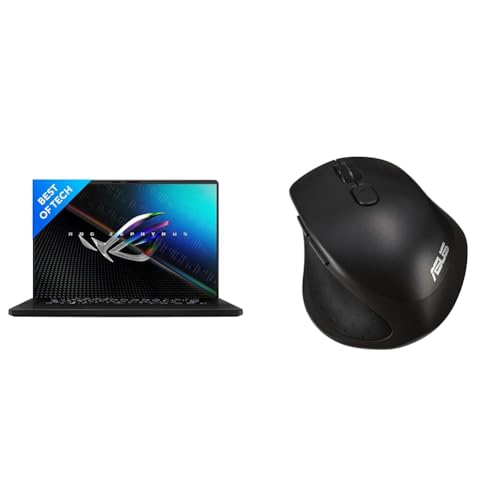 Image of ASUS Rog Zephyrus G16, 16 inch inch (40.64 Cms) Fhd+ 165Hz, Intel Core I7-12700H 12Th Gen, RTX 4050 6Gb Graphics, (16Gb Ram /1Tb Ssd), Gu603Zu-N3023Ws Mw203 Mouse (Black) - Windows