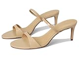 Schutz Women's Jessica Mid Mule Sandal, Natural Nibs, 9