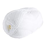 Knit Picks Brava White 100% Acrylic Sport Weight Soft Yarn for Knitting, Crocheting, Knitting Machine use, Light Weight Yarn for Baby Items (White)