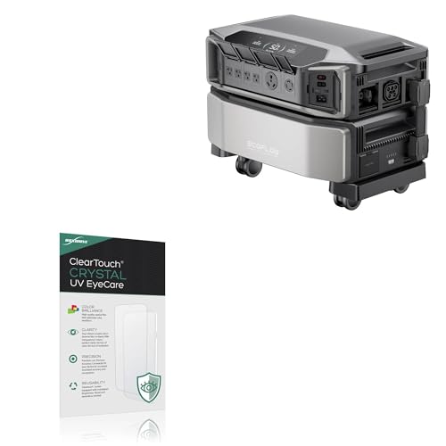 BoxWave Screen Protector Compatible With ECOFLOW Delta Pro Ultra - ClearTouch Crystal Anti-UV EyeCare (2-Pack), Filters out Harmful Blue Light Reduce Fatigue