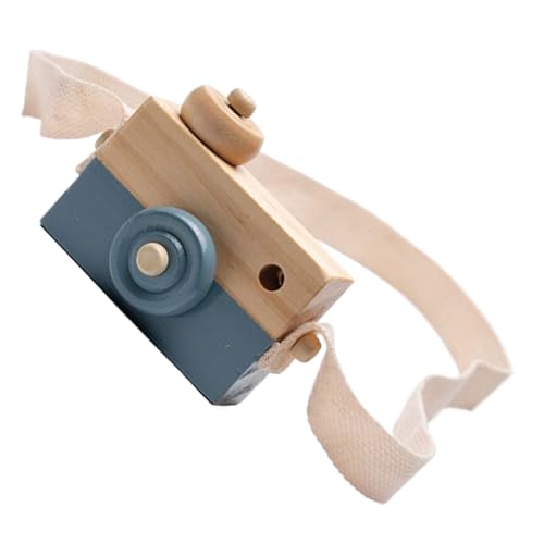 Gvblkq 子供向け トイ カメラ | 木製リアル知育玩具,想像力 豊かな ごっこ 遊び ゲーム | 幼児・子供・幼稚園・保育園・家庭・旅行・室内・室外・遊び場・誕生日・クリスマス向け