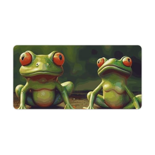 Alfombrilla de Escritorio Grande Frog Desk Pad Antideslizante