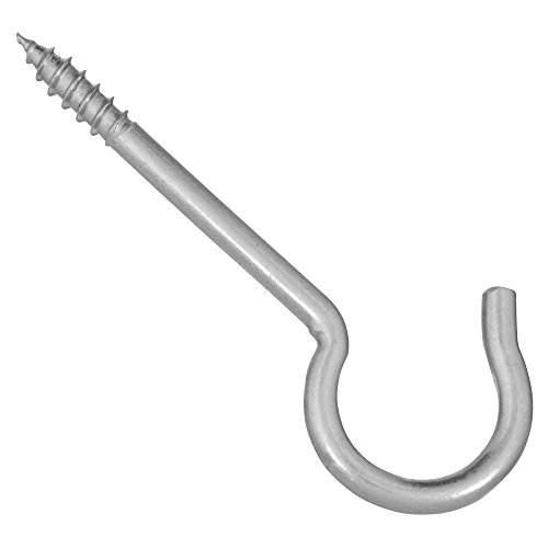 Image of National Hardware N120-816 V2040 Ceiling Hooks in Zinc plated, 3 pack