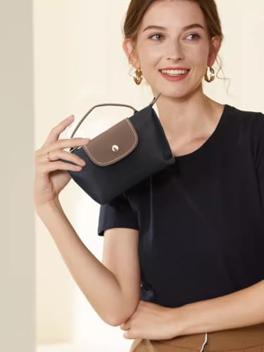 Bolso bandolera mini para mujer negro miniatura 2
