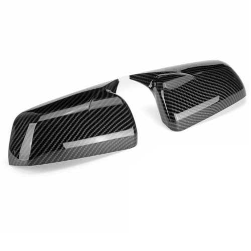 Coques rétroviseurs pour Mitsubishi Lancer EX 2008-2012 aspect fibre de carbone