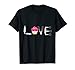 Love Baking Baker Cupcake Pastry Chef Batidor Rodillo Camiseta