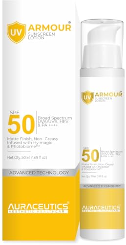 Image of Sunscreen Lotion SPF 50, Broad Spectrum UVA /UVB Protection, Matte Finish, Non-Greasy, 50ml