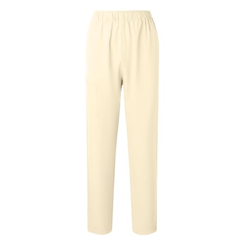 Image of Women's Medica Scrub Pants Pull On Workwear Cargo Pocket Elastic Waist Hospital Uniform Trousers