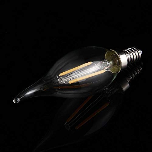 Ampoule E14 LED bougie vis filament tungstène 6W haute qualité
