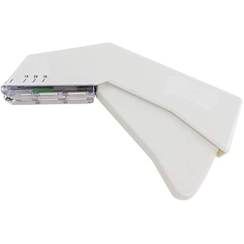 Disposable Skin Stapler, First Aid Use, 35 Preloaded Sterilised Staples, Suture Cover