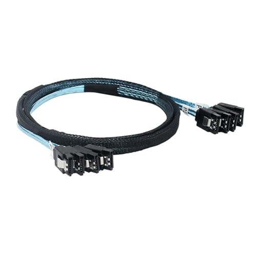 Cable adaptador SATA 4.0 con conectores 7p hembra 50cm miniatura 3