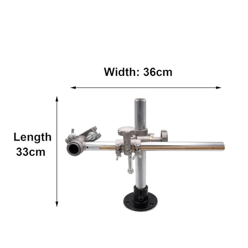 Support de torche soudage 36 x 33 cm rigide pour table tournante - 3