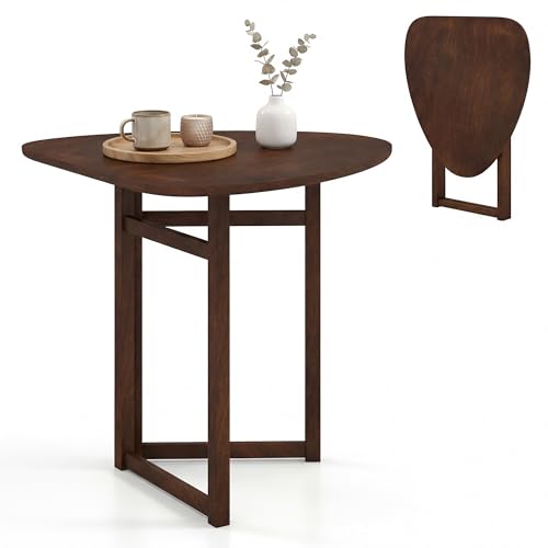 Giantex 31.5" Folding Dining Table for 2-3, Drop Leaf Kitchen