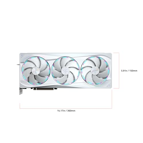 Image of GIGABYTE AORUS GeForce RTX 5090 Stealth ICE 32G Graphics Card, 32GB 512-bit GDDR7, PCIe 5.0, WINDFORCE Cooling System, Versatile VGA Holder, GV-N5090AORUSST ICE-32GDVideo Card