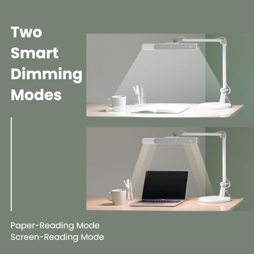 Image of BenQ MindDuo 2 Kids Study Lamp (Purple), Wide & Even Illumination, Auto Dimming, Brightness & Color Adjustment, Presence Detection
