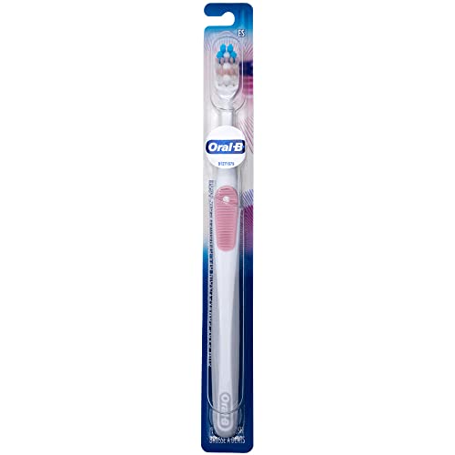 Image of Oral-B Gum Care Extra Soft Toothbrush for Sensitive Teeth and Gums, Compact Small Head, (Colors Vary) - Pack of 2