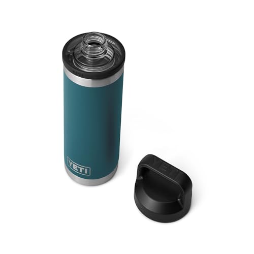Image of YETI Rambler 18 oz Bottle, Leakproof, Vacuum Insulated, Stainless Steel with Chug Cap, Agave Teal