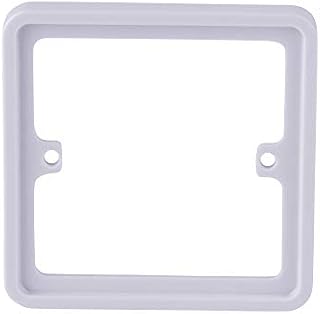Schneider Electric Lisse White Moulded - Single Flex Outlet Frame Surround, Spacer, GGBLSPC1FO, White, Pack of 10
