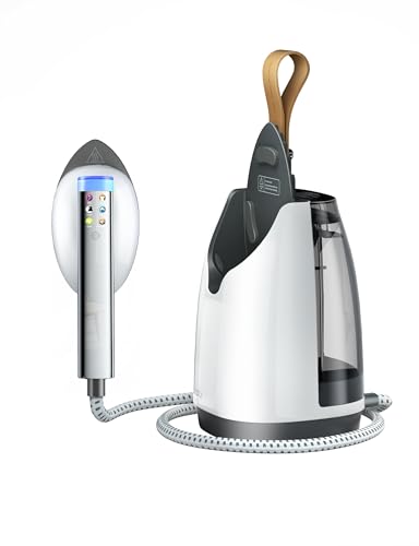 Image of Sundu 2-in-1 Garment Steamer, 30s Heat-Up, 800mL, 6 Steam Settings, Auto Off, Handheld & Standing, Portable Wrinkle Remover for Clothes, White