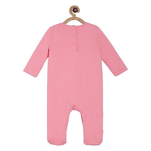 Image of miniklub Baby Girl Sleep Suit Red
