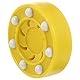 CLISPEED 3 STK Rollschuhlaufen Inline-Hockey Straßenhockey-Puck Trainieren Straßenpucks Für Das Training Pucks Für Rollhockeyspiele Inline-Roller Männer Und Frauen Pp Spielzeugball Sport