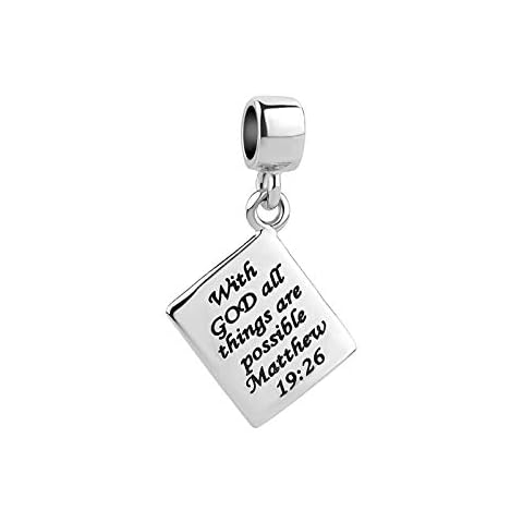 FGT Bible Verse Cross Charm for Bracelets Cover