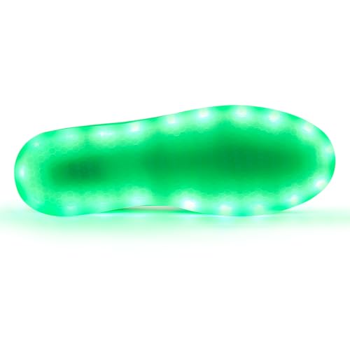 Image of Unisex LED Shoes - Fashion Light Up Sneakers, Breathable USB Charging Glowing Luminous LED Shoes for Men Women