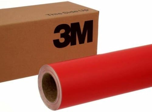 Image of 3M Automotive Vinyl Wrap Roll (Matte Red, 1 /2ft x 5ft)
