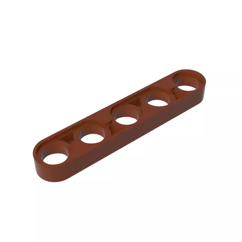 XYEIUGO GDS-693 32017 Technic Beam 1x5 Thin, Reddish Brown, 50 PCS — image 1