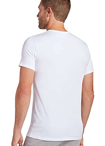 Image of Jockey Men's Undershirt Slim Fit Cotton Stretch Crew Neck Undershirt - 2 Pack